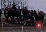 Image of Farmer plowing field New York United States USA, 1970, second 40 stock footage video 65675040534