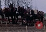 Image of Farmer plowing field New York United States USA, 1970, second 41 stock footage video 65675040534