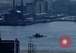 Image of Tugboat on Delaware River and Philadelphia scenes Philadelphia Pennsylvania USA, 1970, second 1 stock footage video 65675040535