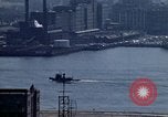 Image of Tugboat on Delaware River and Philadelphia scenes Philadelphia Pennsylvania USA, 1970, second 5 stock footage video 65675040535