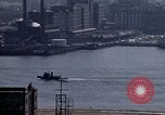 Image of Tugboat on Delaware River and Philadelphia scenes Philadelphia Pennsylvania USA, 1970, second 7 stock footage video 65675040535
