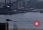 Image of Tugboat on Delaware River and Philadelphia scenes Philadelphia Pennsylvania USA, 1970, second 10 stock footage video 65675040535