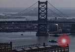 Image of Tugboat on Delaware River and Philadelphia scenes Philadelphia Pennsylvania USA, 1970, second 11 stock footage video 65675040535