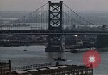 Image of Tugboat on Delaware River and Philadelphia scenes Philadelphia Pennsylvania USA, 1970, second 18 stock footage video 65675040535