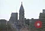 Image of Tugboat on Delaware River and Philadelphia scenes Philadelphia Pennsylvania USA, 1970, second 34 stock footage video 65675040535