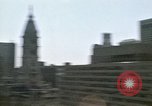 Image of Tugboat on Delaware River and Philadelphia scenes Philadelphia Pennsylvania USA, 1970, second 57 stock footage video 65675040535