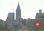 Image of Tugboat on Delaware River and Philadelphia scenes Philadelphia Pennsylvania USA, 1970, second 62 stock footage video 65675040535