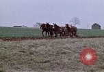 Image of Horse drawn plow New York United States USA, 1970, second 7 stock footage video 65675040541