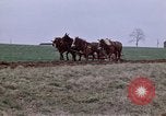 Image of Horse drawn plow New York United States USA, 1970, second 10 stock footage video 65675040541