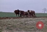Image of Horse drawn plow New York United States USA, 1970, second 12 stock footage video 65675040541