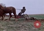Image of Horse drawn plow New York United States USA, 1970, second 23 stock footage video 65675040541