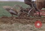 Image of Horse drawn plow New York United States USA, 1970, second 35 stock footage video 65675040541