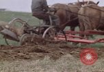 Image of Horse drawn plow New York United States USA, 1970, second 37 stock footage video 65675040541