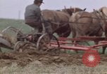 Image of Horse drawn plow New York United States USA, 1970, second 38 stock footage video 65675040541