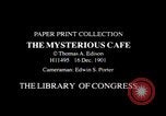 Immagine di Il misterioso Cafe United States USA, 1900, secondo 10 filmato di repertorio 65675040596
