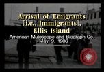Image of Immigrants arriving at Ellis Island New York City USA, 1906, second 1 stock footage video 65675040611