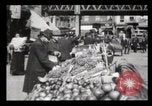 Image of Pushcart vendors New York City USA, 1903, second 25 stock footage video 65675040618