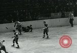 Image of hockey match New York United States USA, 1947, second 14 stock footage video 65675040657