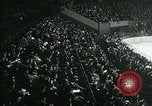 Image of hockey match New York United States USA, 1947, second 24 stock footage video 65675040657