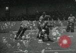Image of hockey match New York United States USA, 1947, second 44 stock footage video 65675040657