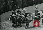 Image of hockey match New York United States USA, 1947, second 62 stock footage video 65675040657