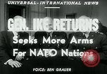 Image of Dwight Eisenhower Washington DC USA, 1951, second 17 stock footage video 65675040658