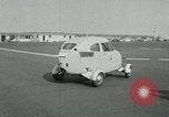 Standbild Moulton Taylor Schwebebahn aerobile Longview Washington USA, 1951, aus Sekunde 23 historischem Filmmaterial Videoclip 65675040659