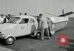 Standbild Moulton Taylor Schwebebahn aerobile Longview Washington USA, 1951, aus Sekunde 31 historischem Filmmaterial Videoclip 65675040659