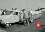 Standbild Moulton Taylor Schwebebahn aerobile Longview Washington USA, 1951, aus Sekunde 32 historischem Filmmaterial Videoclip 65675040659