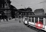 Image of Frankfurt Central Station one year after World War 2 Frankfurt Germany, 1946, second 4 stock footage video 65675040670