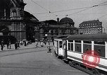 Image of Frankfurt Central Station one year after World War 2 Frankfurt Germany, 1946, second 5 stock footage video 65675040670