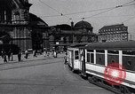 Image of Frankfurt Central Station one year after World War 2 Frankfurt Germany, 1946, second 6 stock footage video 65675040670