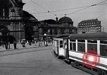 Image of Frankfurt Central Station one year after World War 2 Frankfurt Germany, 1946, second 7 stock footage video 65675040670