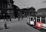 Image of Frankfurt Central Station one year after World War 2 Frankfurt Germany, 1946, second 10 stock footage video 65675040670