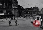 Image of Frankfurt Central Station one year after World War 2 Frankfurt Germany, 1946, second 12 stock footage video 65675040670
