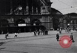 Image of Frankfurt Central Station one year after World War 2 Frankfurt Germany, 1946, second 16 stock footage video 65675040670