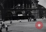 Image of Frankfurt Central Station one year after World War 2 Frankfurt Germany, 1946, second 19 stock footage video 65675040670