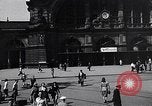 Image of Frankfurt Central Station one year after World War 2 Frankfurt Germany, 1946, second 25 stock footage video 65675040670