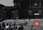 Image of Frankfurt Central Station one year after World War 2 Frankfurt Germany, 1946, second 28 stock footage video 65675040670