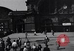 Image of Frankfurt Central Station one year after World War 2 Frankfurt Germany, 1946, second 29 stock footage video 65675040670