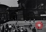 Image of Frankfurt Central Station one year after World War 2 Frankfurt Germany, 1946, second 30 stock footage video 65675040670