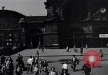 Image of Frankfurt Central Station one year after World War 2 Frankfurt Germany, 1946, second 31 stock footage video 65675040670