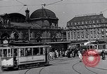 Image of Frankfurt Central Station one year after World War 2 Frankfurt Germany, 1946, second 34 stock footage video 65675040670
