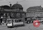 Image of Frankfurt Central Station one year after World War 2 Frankfurt Germany, 1946, second 35 stock footage video 65675040670