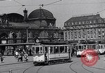 Image of Frankfurt Central Station one year after World War 2 Frankfurt Germany, 1946, second 36 stock footage video 65675040670