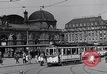 Image of Frankfurt Central Station one year after World War 2 Frankfurt Germany, 1946, second 37 stock footage video 65675040670