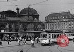 Image of Frankfurt Central Station one year after World War 2 Frankfurt Germany, 1946, second 38 stock footage video 65675040670