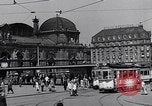 Image of Frankfurt Central Station one year after World War 2 Frankfurt Germany, 1946, second 39 stock footage video 65675040670