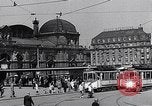 Image of Frankfurt Central Station one year after World War 2 Frankfurt Germany, 1946, second 41 stock footage video 65675040670