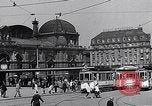 Image of Frankfurt Central Station one year after World War 2 Frankfurt Germany, 1946, second 42 stock footage video 65675040670